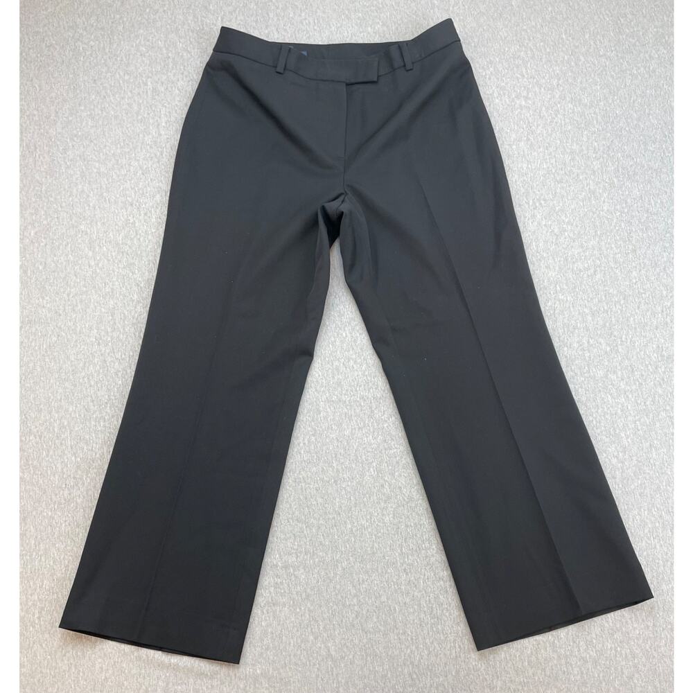 Brooks Brothers Pants Womens 10 Black 100% Wool Caroline Fit Dress